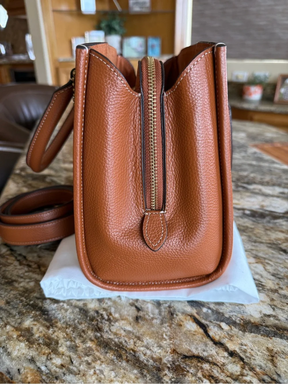 Coach Brooke Carryall 28 Burnished Amber
